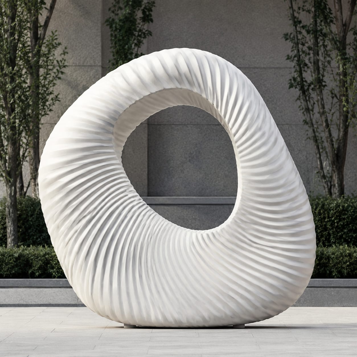 FRP-Designskulptur für Innenhöfe