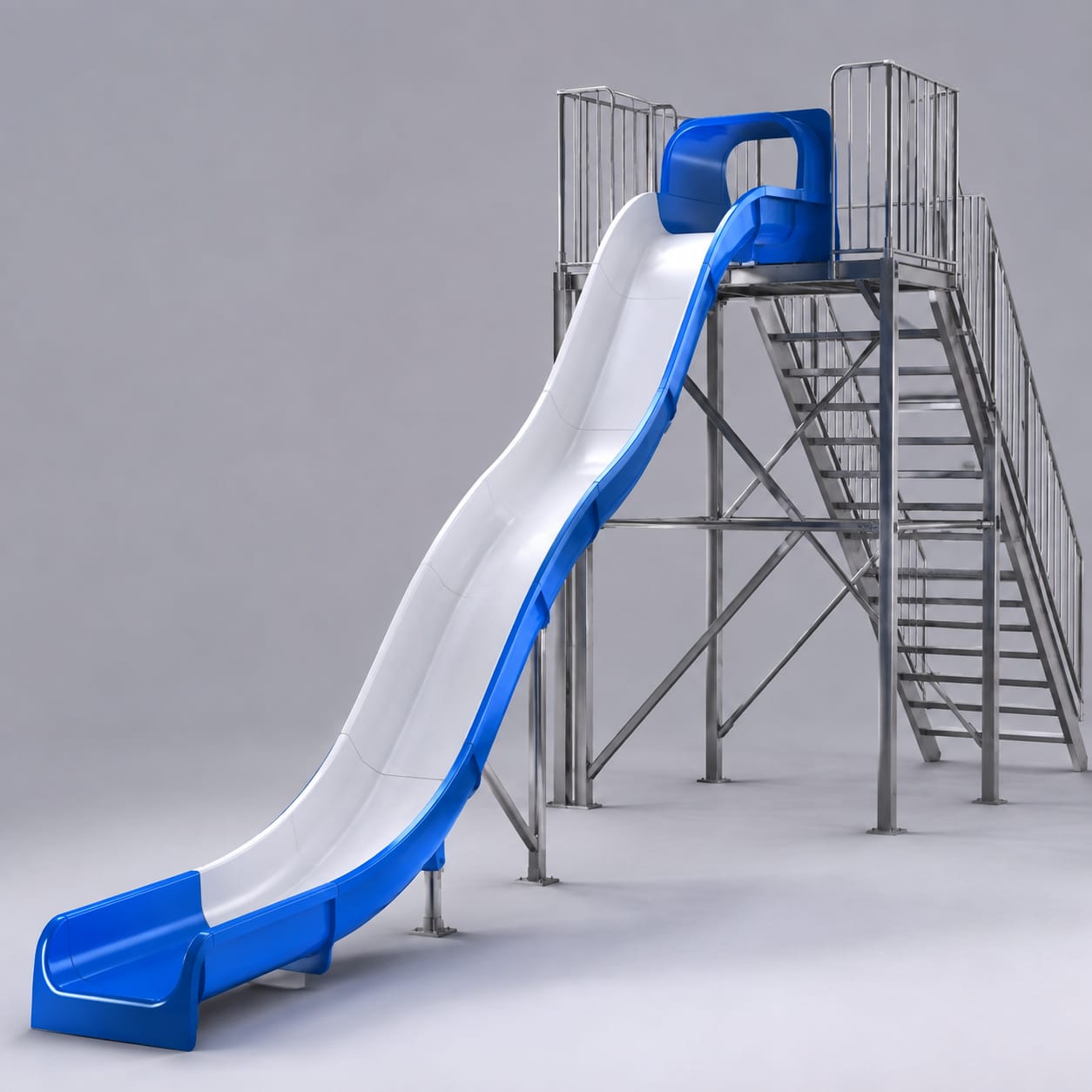 FRP-Freifallwasserrutsche