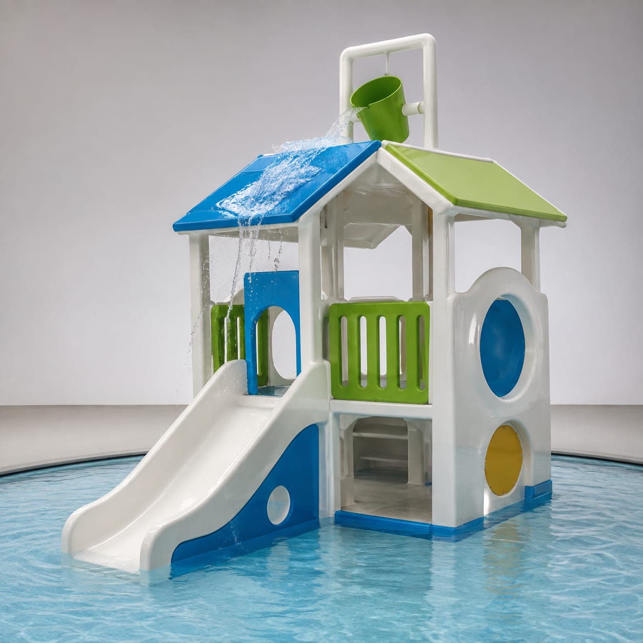 Interaktives FRP-Wasserspielhaus