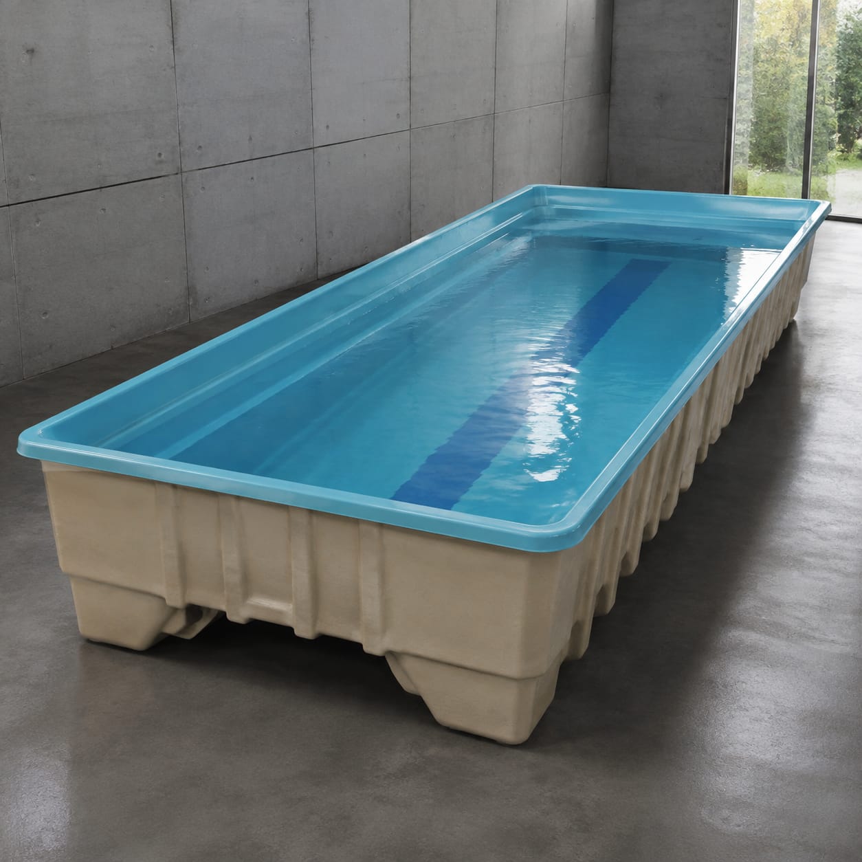 FRP-Schwimmbecken für Bahnen