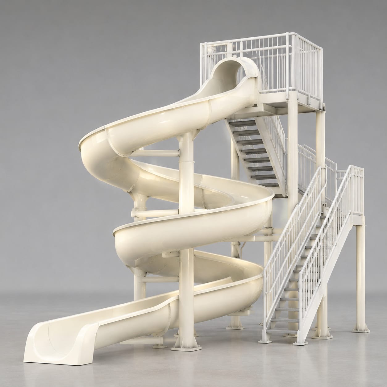 Modularer FRP-Wasserrutschenturm