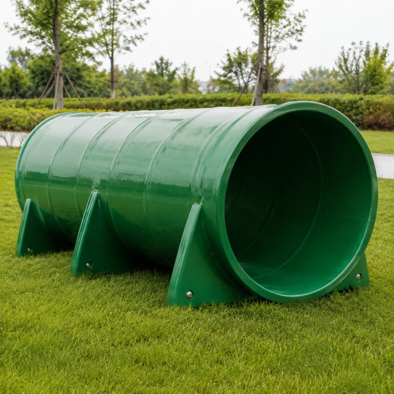 FRP-Agility-Tunnel für Hundeparks