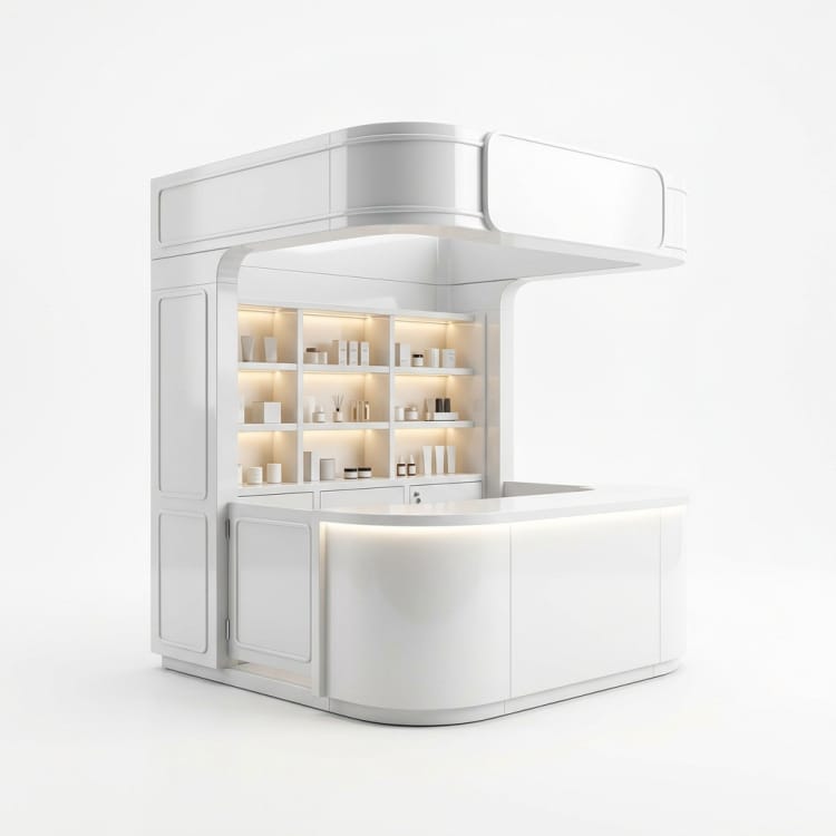 FRP-Pop-up-Verkaufskabine