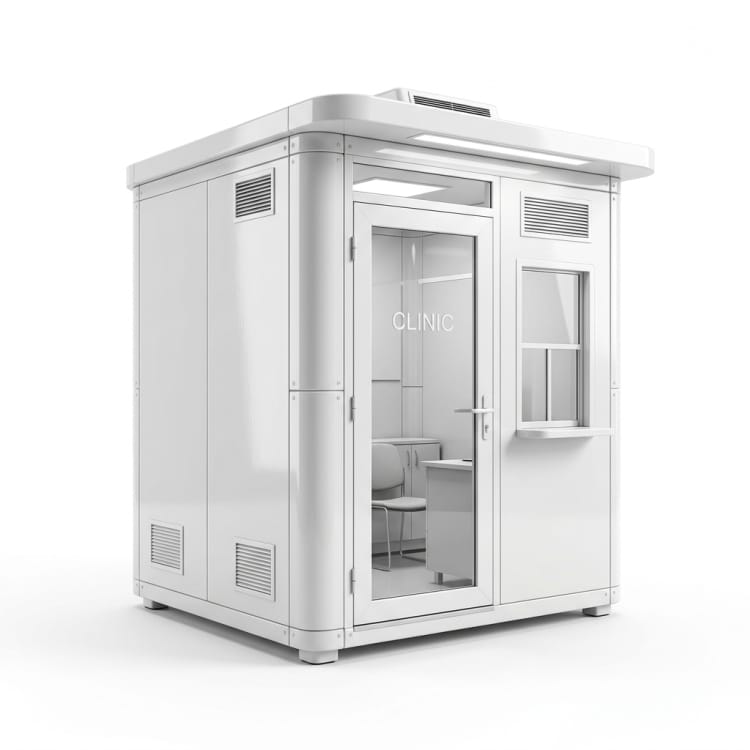 FRP-Mobile Behandlungskabine