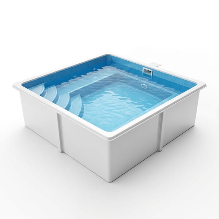 Kundenspezifische Fertigung: Dachterrassenpool